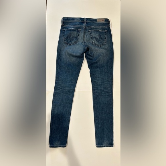 Adriano Goldschmied Legging Ankle Skinny Jeans Distressed Medium Wash 25 - Picture 4 of 7